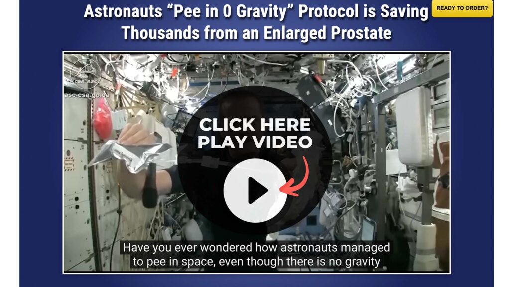 Astronauts “Pee in 0 Gravity” Protocol is Saving Thousands from an Enlarged Prostate